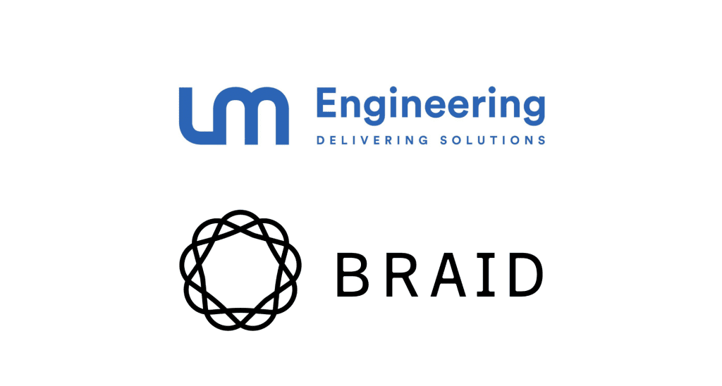 LM Engineering to Braid logo evolution