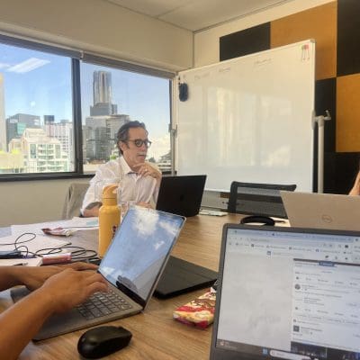 Versed and Attekus team at the rebrand workshop